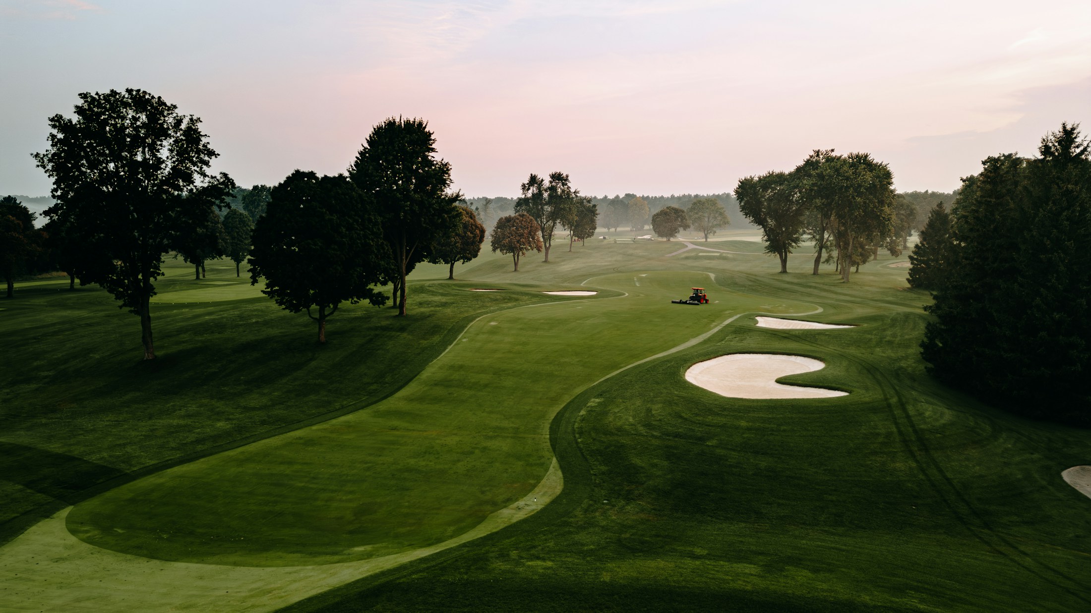 Golf course landscape